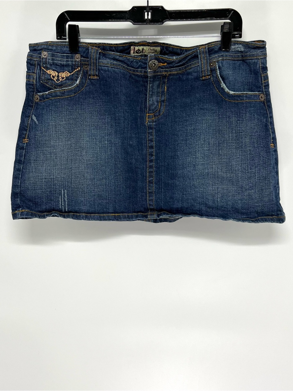 LEI vintage denim skirt Y2K women’s 14
